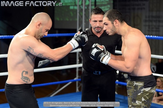 2013-11-16 Vigevano - Born to Fight 4209 Roberto Massone-Salvatore Maresca - MMA